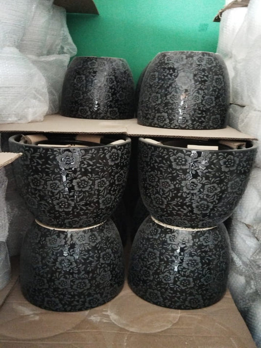 Concrete  Black Pot